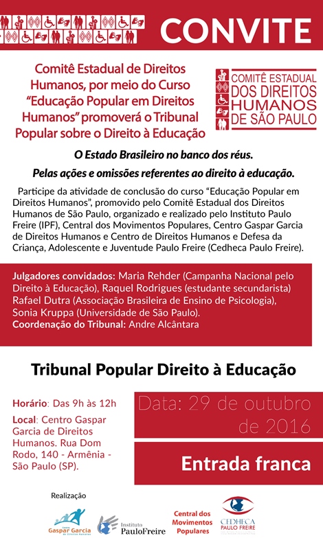 CONVITE Tribunal Popular Educacao 01