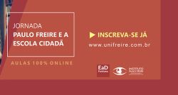 Jornada ‘Paulo Freire e a Escola Cidadã’ tem inscrições abertas até 28 de fevereiro