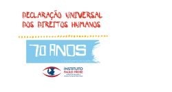 Declaração Universal dos Direitos Humanos completa 70 anos