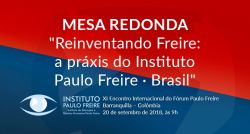 IPF participa do Fórum Paulo Freire, na Colômbia