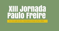 XIII Jornada Paulo Freire acontece em Belém (PA)