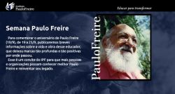 Aniversário de Paulo Freire