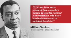 14 anos sem Milton Santos