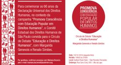 Círculo de Debate “Educação e Direitos Humanos”