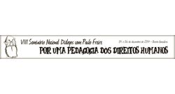 VIII Seminário Nacional Diálogos com Paulo Freire