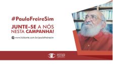 Campanha #PauloFreireSim Rumo ao Centenário de Freire, em 2021